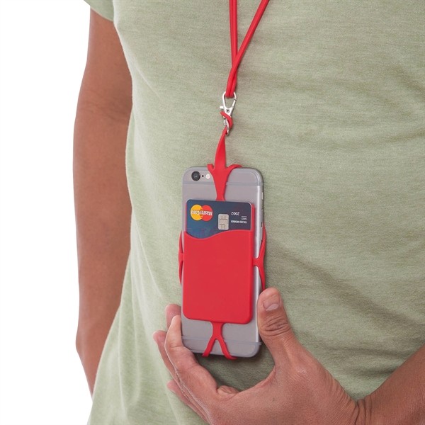 Mercado Silicone Phone Lanyard for