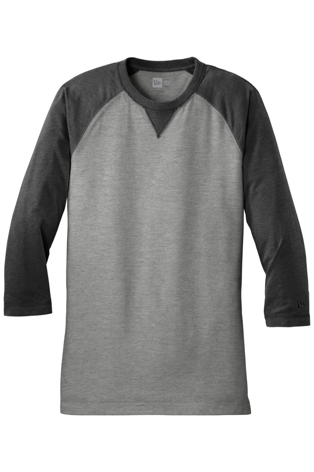 New Era Sueded Cotton Blend 3/4-Sleeve Baseball Raglan Tee for