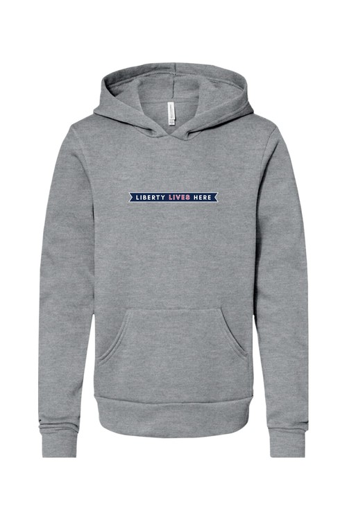 Bella + Canvas Youth Sponge Fleece Pullover Hoodie for