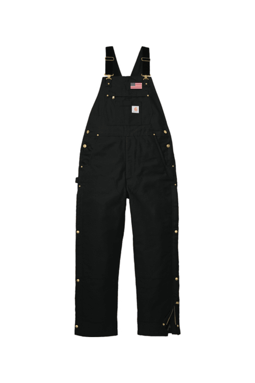 Carhartt Tall Firm Duck Insulated Bib Overalls for
