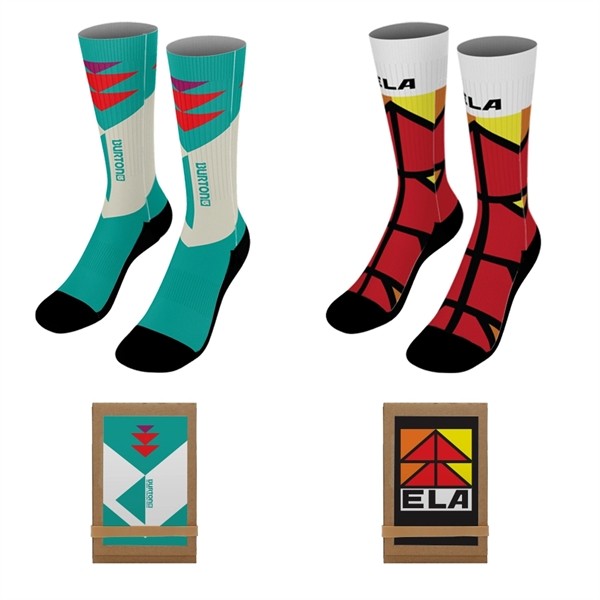 Dye-Sublimated Socks for