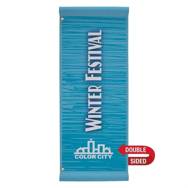 18" x 48" Fabric Boulevard Banner Double-Sided for