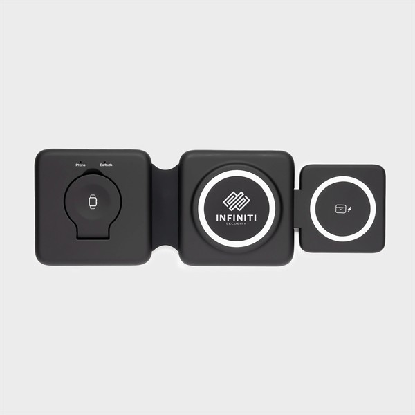 Bi-Fold MagSafe Travel Charging Station for