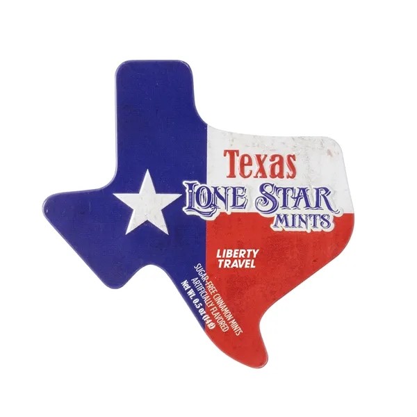Texas Tin Filled with Mints for