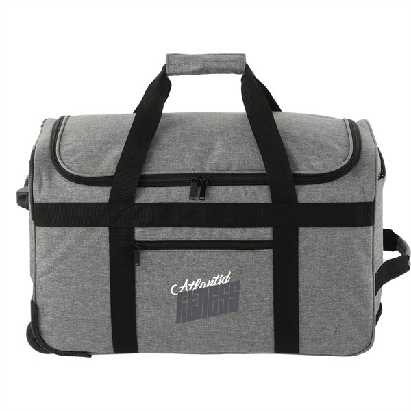 Graphite Recycled Wheeled Duffel for