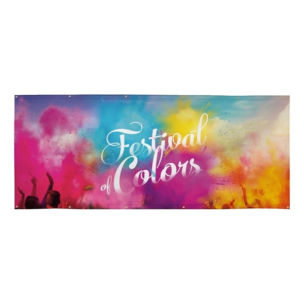 4' x 10' 9 oz. Mesh Vinyl Banner Single-Sided for