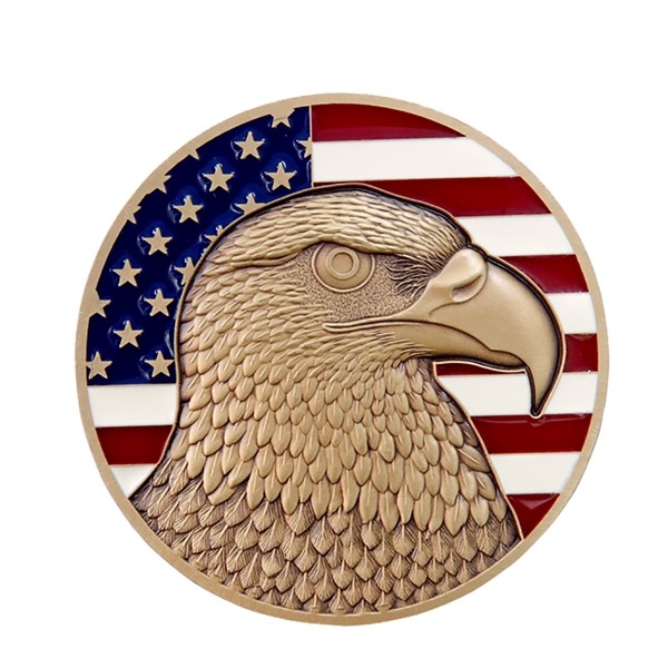 Soft Enamel Brass Coins for