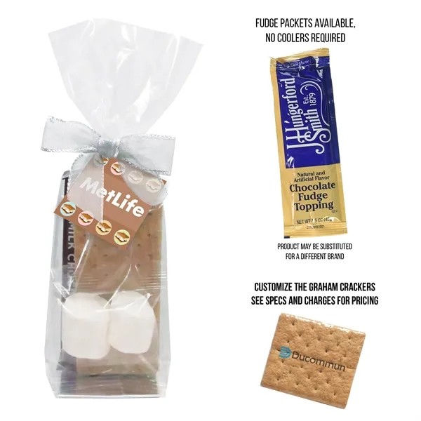 S'mores Kit Elegant Mug Stuffer with Fudge Packets for