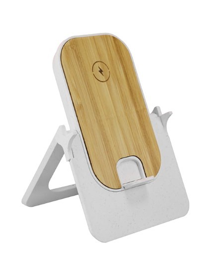 Zoggi – Bamboo Wireless Charger Mobile Stand for