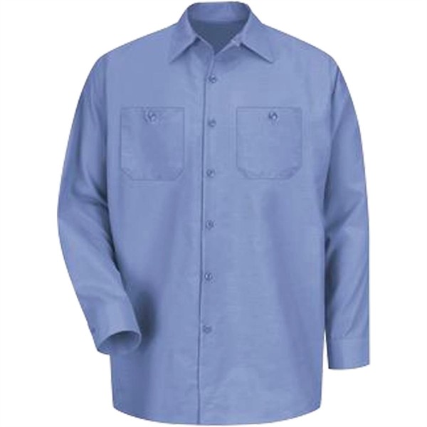 Red Kap Industrial Long Sleeve Work Shirt for