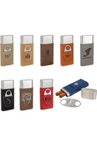 Leatherette Cigar Case with Cutter