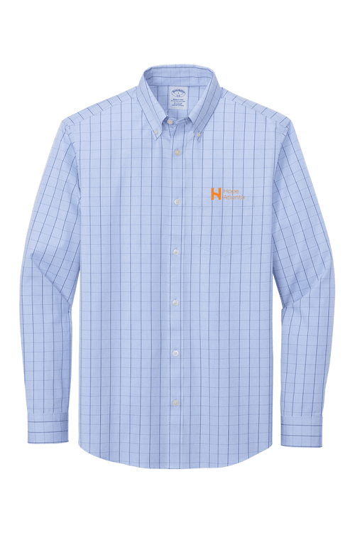 Brooks Brothers Men's Wrinkle-Free Stretch Patterned Shirt for