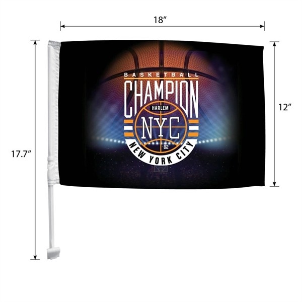 DisplaySplash Car Flag - Single Sided for