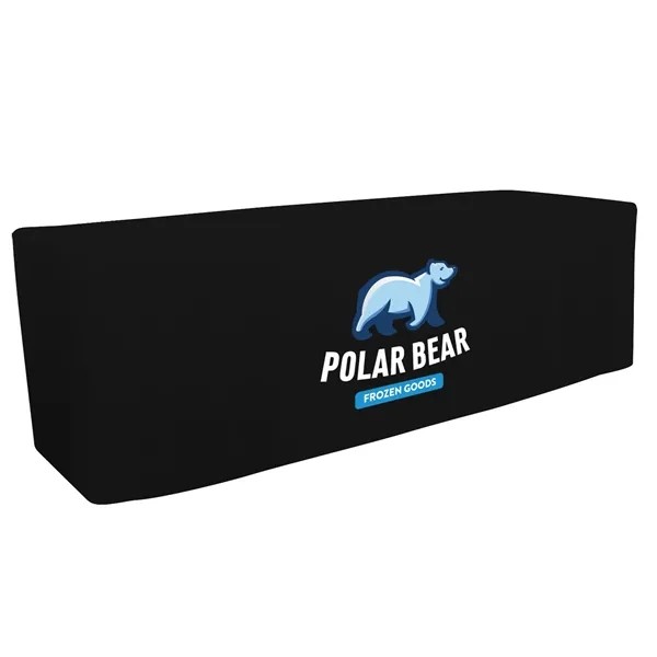 8' Fitted Table Throw (Full-Color Front Only) for