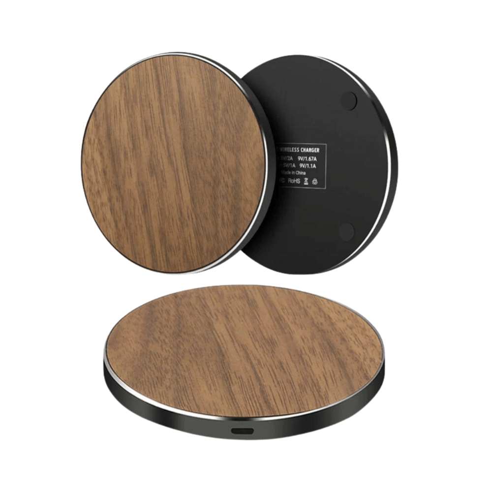 Bamboo LED Wireless Charger for