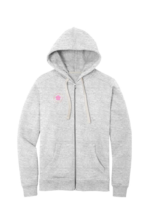 District Unisex Re-Fleece Full-Zip Hoodie for