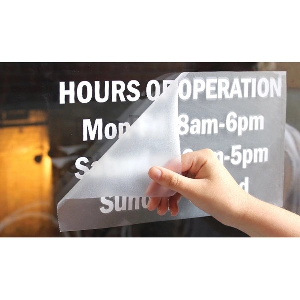 Custom Vinyl Lettering Decals for