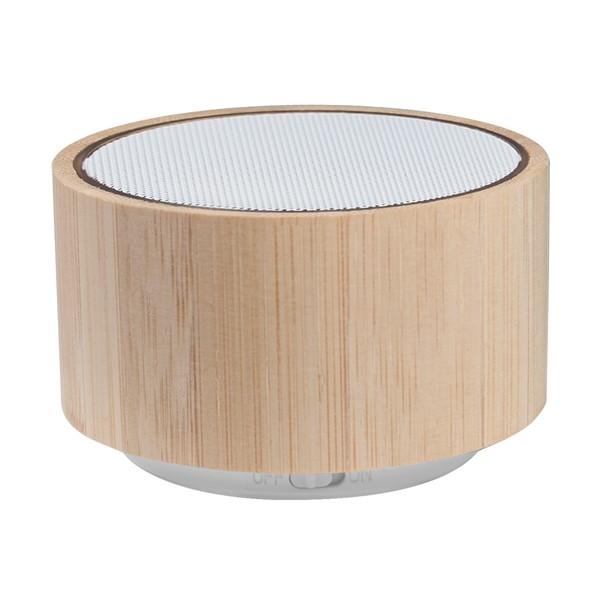 Drake Bamboo Colorful Light-Up Bluetooth Speaker for