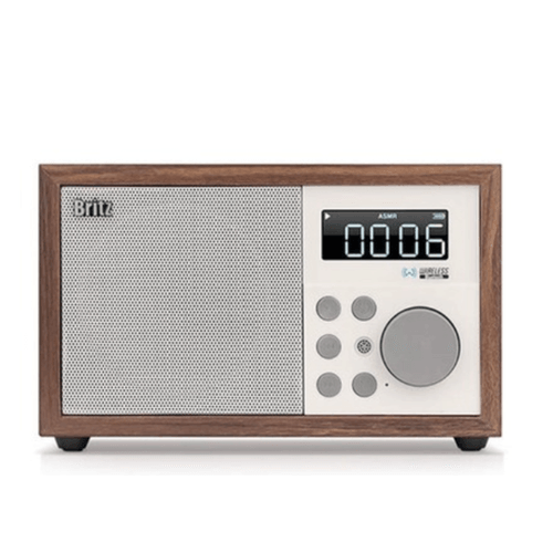 Britz All-in-One Retro FM Radio Bluetooth Speaker for