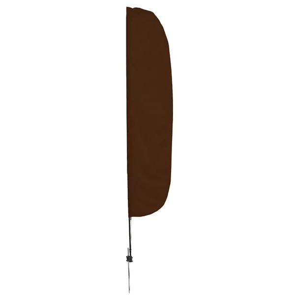 15' Solid-Color Stadium Flutter Flag Kit Single-Sided for