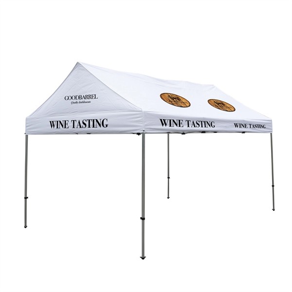 10' x 15' Gable Tent Kit (Full-Color Imprint, 10 Locations) for