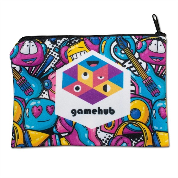 Sublimated Zippered Pouch for