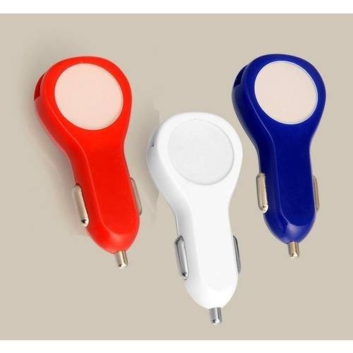 Glow In Dark Dual Car Charger  for