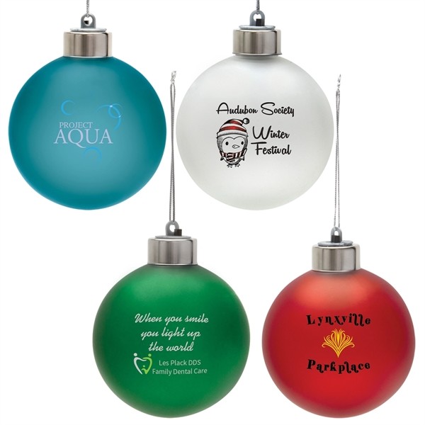 Light-Up Shatter Resistant Holiday Christmas Tree Ornament for