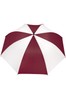Burgundy/White