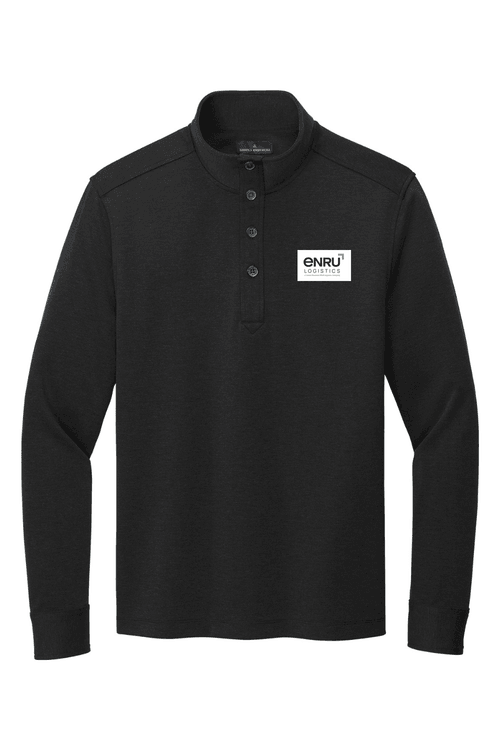 Brooks Brothers Men's Mid-Layer Stretch 1/2-Button for