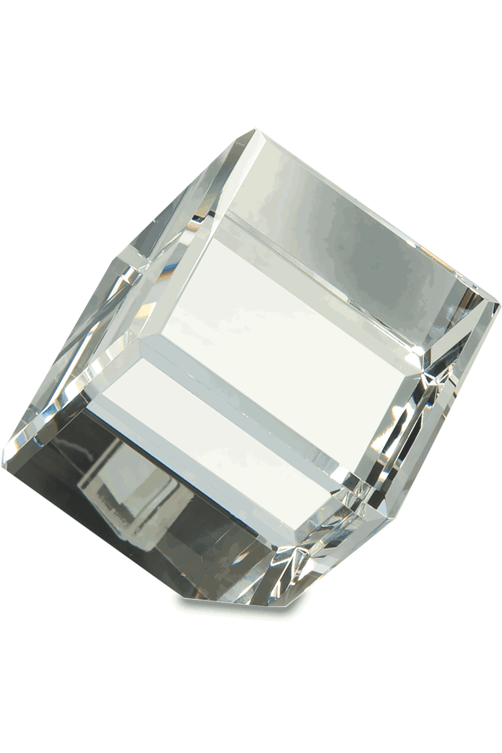 3" x 3" Crystal Cube for