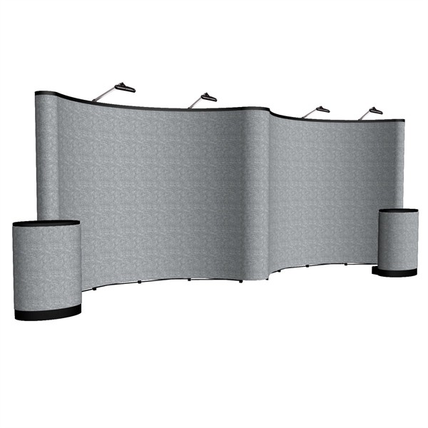 20' Gullwing ARISE Floor Display Kit (Fabric) for
