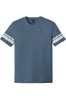 Heathered True Navy/ White