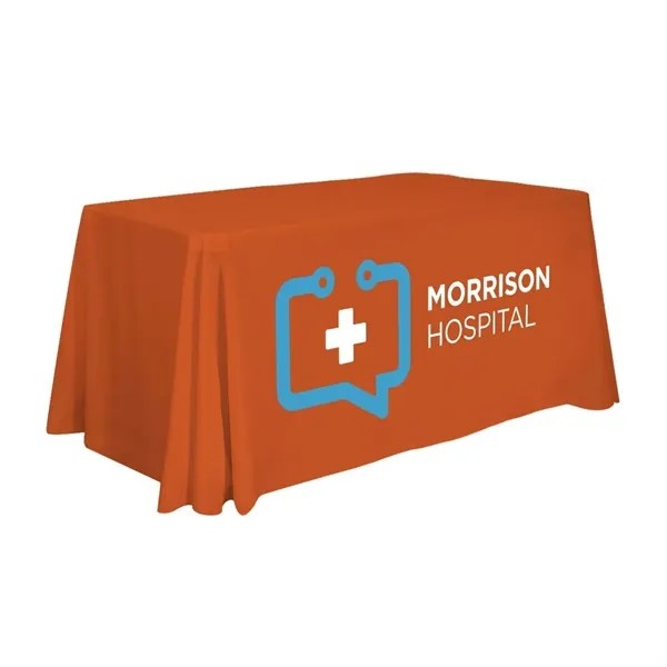 4' Economy Table Throw (Full-Color Front Only) for