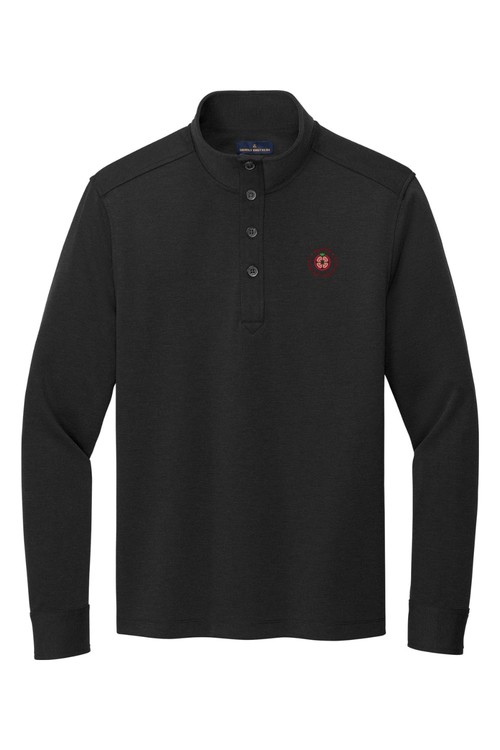Brooks Brothers Men's Mid-Layer Stretch 1/2-Button for