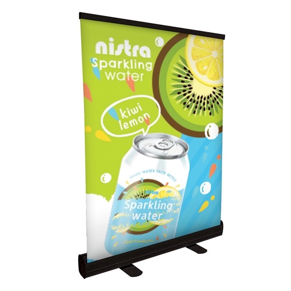 24" Economy Tabletop Retractor Kit (No-Curl Hybrid Media) for