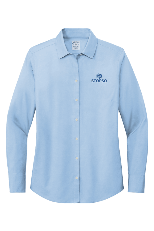 Brooks Brothers Women's Wrinkle-Free Stretch Pinpoint Shirt for