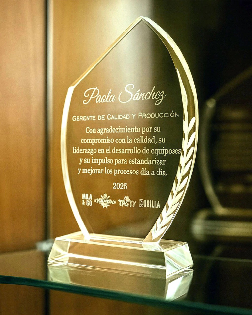 Crystal Flame Award for
