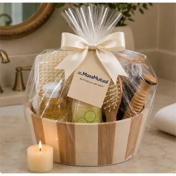 Cucumber Melon Spa Relaxation Gift Basket for