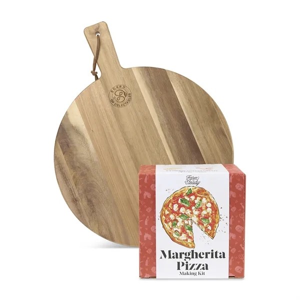 FarmSteady Margherita Pizza DIY & Board Gift Set for