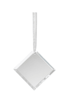 2 3/4" Crystal Diamond Ornament