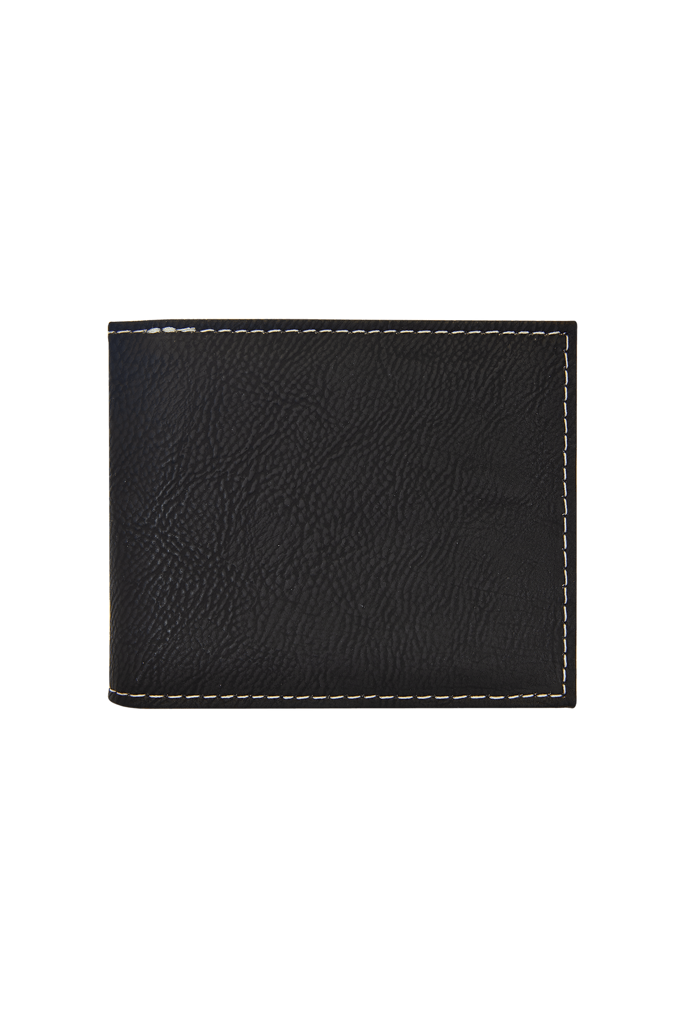 Leatherette Bi-Fold Wallet w/Flip ID Display for