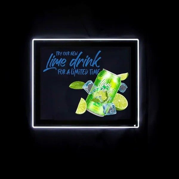 18"W x 15"H Luxe Glo Edge for