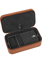 7 1/2" X 4 1/2" Leatherette Jewelry Box with Black Lining