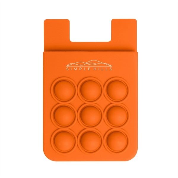 Push Pop Phone Wallet for