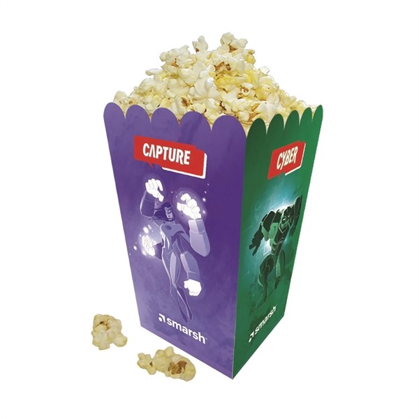 Small Scoop Popcorn Box Full Color 32 oz for