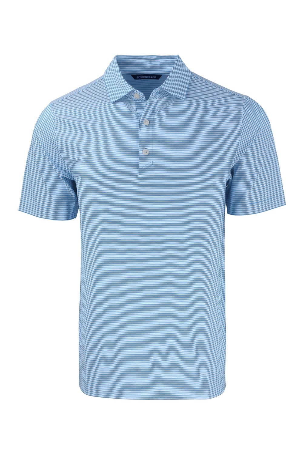 Cutter & Buck Forge Recycled Double Stripe Four-Way Stretch Mens Polo for