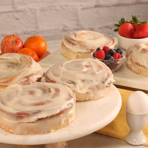 Glacier Cream Cheese Cinnamon Rolls (6) for
