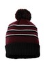 Maroon/ Black/ White
